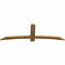 Ekena Millwork Bellingham Rough Sawn Timber Gable Bracket, Western Red Cedar, 72"W x 24"H x 2"D x 4"F, 8/12 Pitch GBW072X24X0204BEL00RWR - alternate 3
